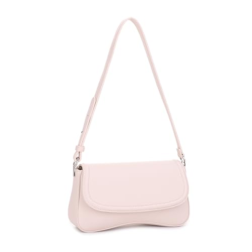 EVVE Small Shoulder Bag for women Trendy Underarm Purse with Adjustable Strap