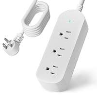 Surge Protector Power Strip - Covozon 3 Outlets 6ft Extension Cord, 1875W Outdoor Power Strip Weatherproof, Mountable Small Power Strip for Home, Outdoor, Travel.