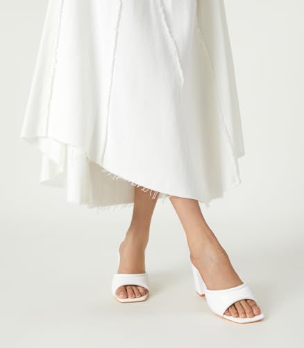 Arromic Women's Square Open Toe Heels Sandals Comfortable Block Chunky Heeled Sandals Slip on Heels Summer Evening Party Wedding Prom Dress Pumps Shoes3