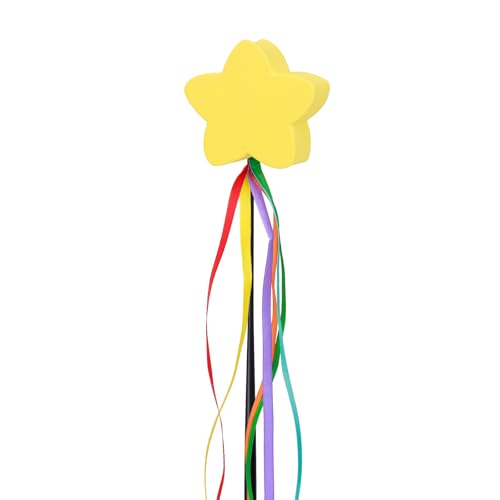 YGMONER Yellow Star Car Antenna Topper - Auto Antenna Ball Exterior Decor Car Decorations Easy to Find Car in The Parking Lot (Shooting Star)