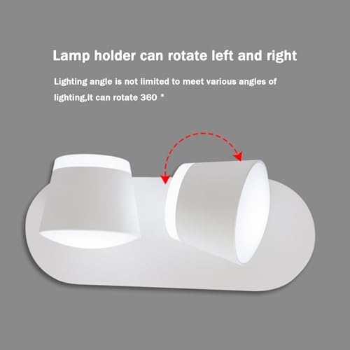 Luz de Pared 38CM para Pasillo y Dormitorio con Diseño Orientable en Aluminio Negro 3