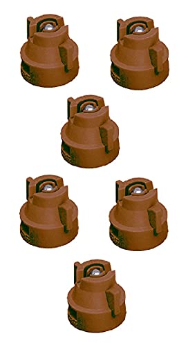 Pack of 6 - TeeJet Extended Range Spray Tip w/Cap 80° Rated 0.5 GPM @ 40 PSI Farmer Bob's Parts XRC8005-VS