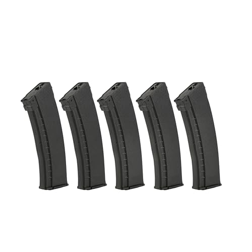 ARCTURUS TACTICAL Bakelite Airsoft AKM/AK74/AK12 Series 30/135 Round High Speed Mid-Cap Airsoft Magazine - 5 Pack