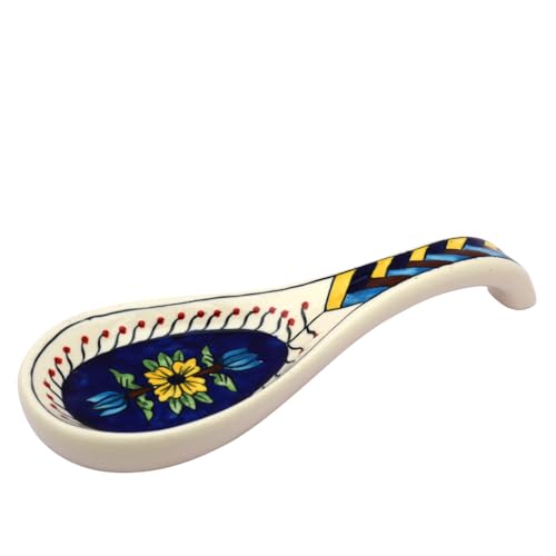 Image of Malaikah Ceramic Spoon Rest Pack of 1 for Home, Kitchen, Dining, Kitchen Decor & Gifting