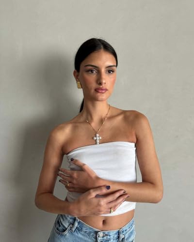 Gold Chunky Statement Stud Earrings for Women，Square Vintage Earrings Trendy4