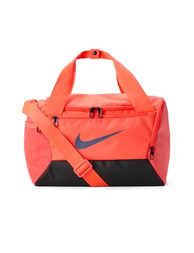 Nike Bolsa de viagem, lava quente/preto/azul difuso