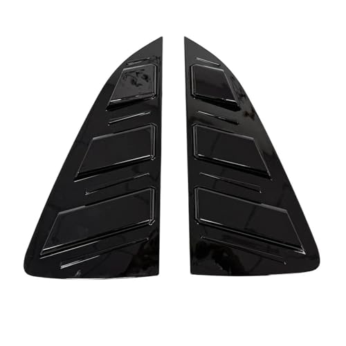 Persiennes de lunette arrière pour Polo MK5 6R 6C 2011-2017 et aileron latéral noir brillant