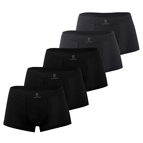GLESTORE Para Hombre Bóxer (4 o 5 Pack) MT0911 Elástico-bóxer Hombre-Ajustados para Hombre