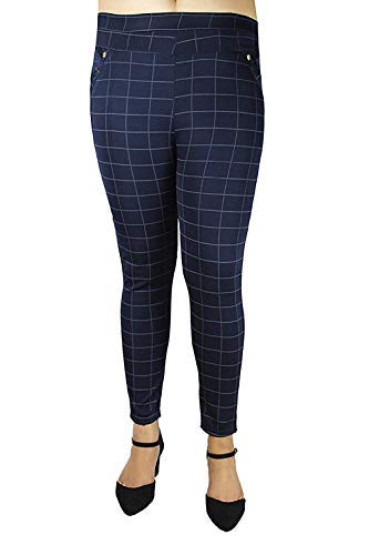 checked CottonTights Stretchable 