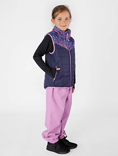 Therm Kids Vest, Waterproof Girls Boys Puffer Vest - Padded, Lined, Packable (Winter Blossom, 2T) #TOP4