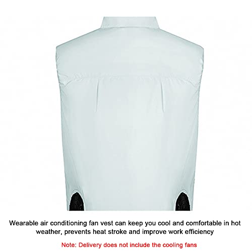 Tomshin Colete com ventilador de resfriamento vestível, roupas com ar condicionado, resistentes ao c