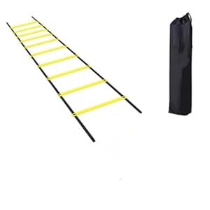 Tuyzhrymlic Agility Ladder, Agility Training Equipment for Football Soccer Basketball Training Equipment 10 rungs with Carry Bag