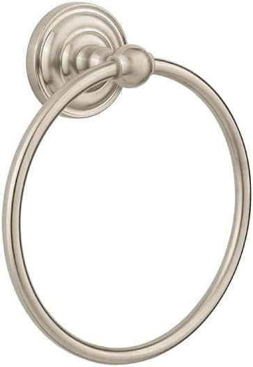 Pfister BRB-R0KK Redmond Collection Towel Ring, Brushed Nickel