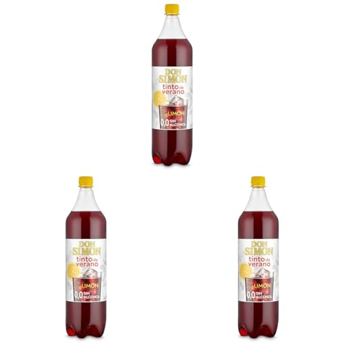 Don Simón Tinto de Verano sin Alcohol, 1500ml (Paquete de 3)