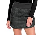 Little Donkey Andy Women's Lightweight Puffer Quilted Skirt Warm Sport Skorts Dark Grey XL