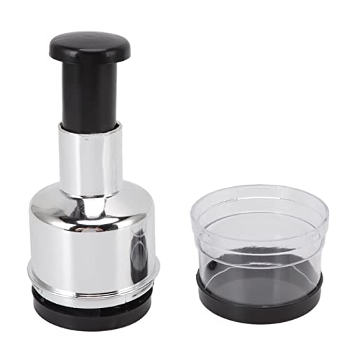 EMUKOEP -Légumes Hachoir à Main, Hachoir Manuel pour Oignons, Ail et Légumes Rapides, Oignon Portatif Compact, Facile à Utiliser