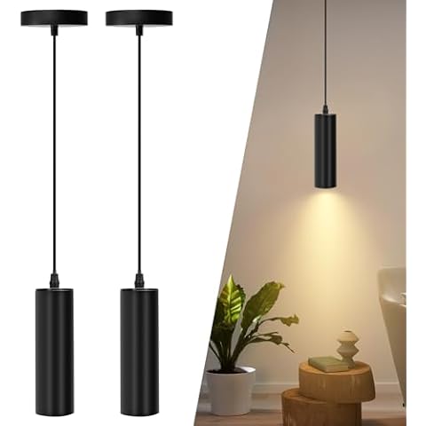 Aigostar Black GU10 Pendant Light Fitting Cover