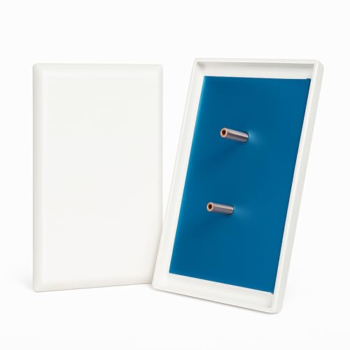 EMF Protection Outlet Cover – EMF Blocking Device for Bedrooms, Home Offices & Nursery Spaces – Helps Minimize Electromagnetic Fields from Wall Outlets (White, 2-Pack)