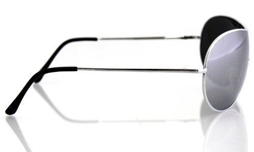 Oramics moderna occhiali da sole d'argento doppie