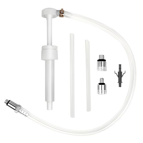 Getriebeölpumpe der unteren Einheit, Untere Einheit Getriebe Schmierpumpe 8cc Ölpumpe Handpumpe für Standard Quart Flaschen mit 3/8 Zoll, 8 mm und 10 mm und Außenbordmotoren