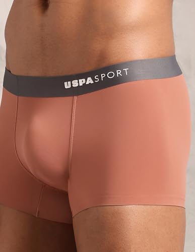 Image of U.S. Polo ASSN. Men's Nylon Micro Fibre Seamless Ultra-Light Underwear Trunks
