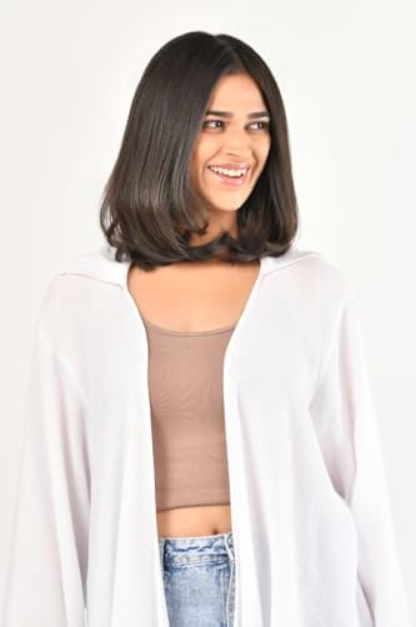 Ava Wavy Side Bang Clip-in Hair Extensions, 12 Inch