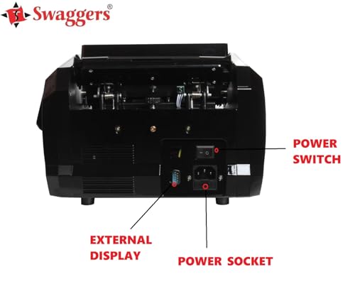Image of swaggers Mix Value Note Counting Machine with Touch Panel & Advanced Fake Note Detection, Used in Banks, Offices, Hotels, Hospitals, Schools, Colleges, Retails Shops, Jewellery Shops etc.