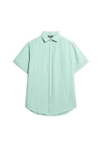 Superdry Camisa Manga Corta Studios Casual Linen 2 md Spearmint Light Green, Verde, S | Ya disponible en tu tienda friki favorita! En mundofriki.es! Superdry Camisa Manga Corta Studios Casual Linen 2 md Spearmint Light Green, Verde, S | Ya disponible en tu tienda friki favorita! En mundofriki.es!