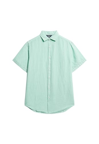 Superdry Camisa Manga Corta Studios Casual Linen 2 md Spearmint