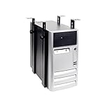 Hecho de acero robusto Dataflex 32.183 - Soporte para CPU Horizontal/Vertical, Kit de sujeción, Color Negro