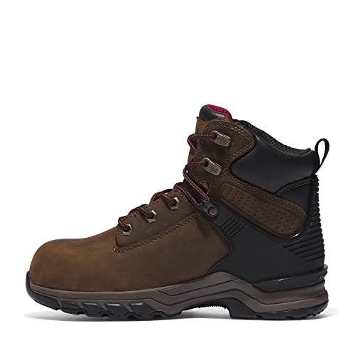 Timberland PRO Bota feminina Hypercharge de 15,24 cm com bico de segurança, impermeável, bota de tra
