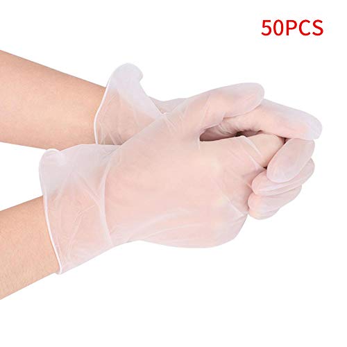 Preisvergleich Produktbild LINAN Transparente PVC Einweghandschuhe zum Waschen Geschirr / Küche / Hausreinigung