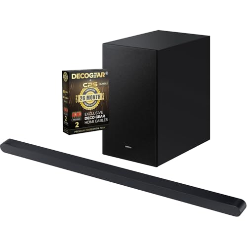 Samsung HW-S700D/ZA 3.1ch Q-Series Wireless Dolby Atmos Soundbar 2024 (Renewed) Bundle with 2 YR CPS Enhanced Protection Pack