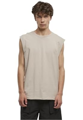 Urban Classics Camiseta sin Mangas para Hombre Cuello Redondo algodón Disponible en Muchos Colores Tallas XS-5XL Cloud L
