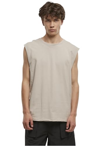 Urban Classics Camiseta sin Mangas para Hombre, Cuello Redondo, algodón, Disponible en Muchos Colores, Tallas XS-5XL, Cloud, L