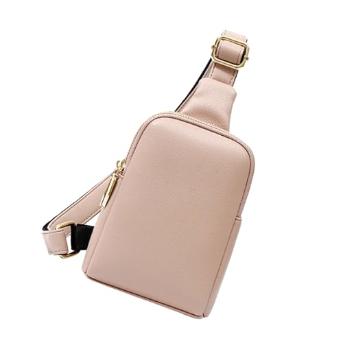 Sac bandoulière pour femmes cuir PU double poche usage quotidien chic
