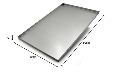 Plaque de cuisson Erre4M robuste en tôle aluminisée 60x40 cm - 8