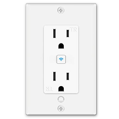Smart outlet,lumary smart outlet in wall works with alexa & g…