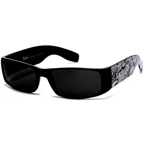 Locs Sunglasses Hardcore Black 0103 (Black/Graffiti)