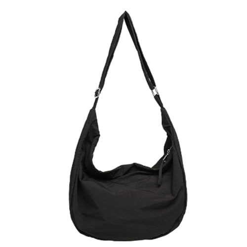 Image of Nylon Crescent Crossbody Bag for Women Men Casual Tote Handbag | Nylon