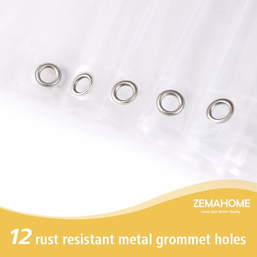 Zemahome ZHBA01 Holographic Thin 3D Eva Shower Curtain Liner Glitter Star thumb #6