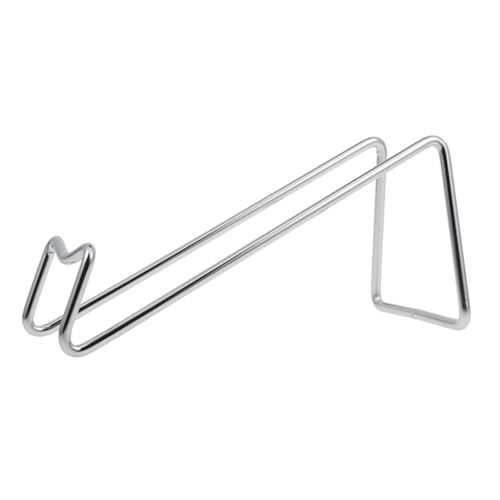 Soporte para botellas de vino de hierro forjado color plata miniatura 3