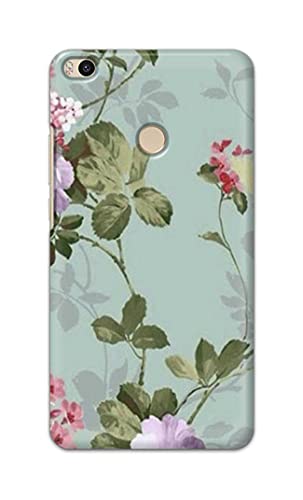 Image of Printed Hard Back Cover Case for Mi Max 2 Back Cover (Floral Painting) -702