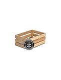 Cajas Decorativas de Madera de Pino Natural, Huacales con medida 20 cm x 15 cm x 8 cm, para Centros de Mesa y Regalos, 12...