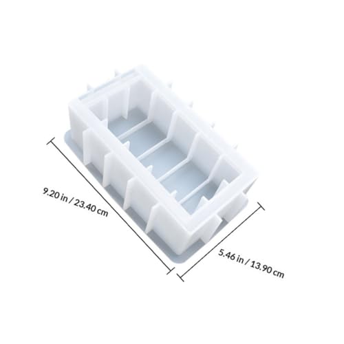 Moule de rangement en silicone blanc pour projet artisanal durable