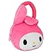 My Melody Plush Purse Set - Bundle of Sanrio Plushie with Straps Plus Hello Kitty Stickers and More | Stuffed Animal Handbag Coin Purse for Women