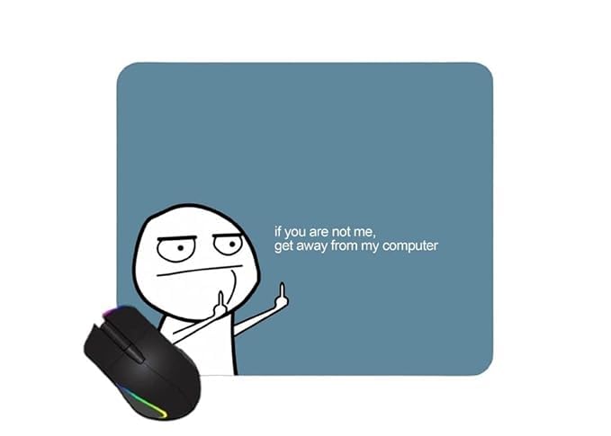 Image of OUTFITQUE Cute Mouse Pad - Printed Mousepad with Anti-Slip Rubber Base & Smooth Mouse Control for Laptop, Gaming, Notepad, Desktops (Multi 3)