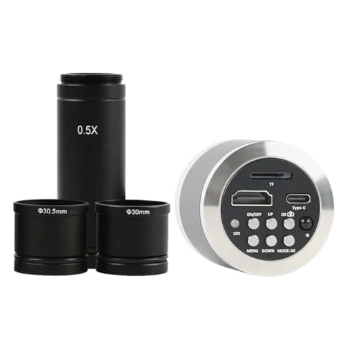 �������L�b�g IMX307 �Z���T�[ 1080P USB �H�Ɨp�f�W�^���r�f�I�������J���� 0.5X �ڊ�A�_�v�^�[ 30 �~�����[�g�� 30.5 ���[�g�������O �����������Y�A�_�v�^�[ (Color : 48MP 4k TypeC)