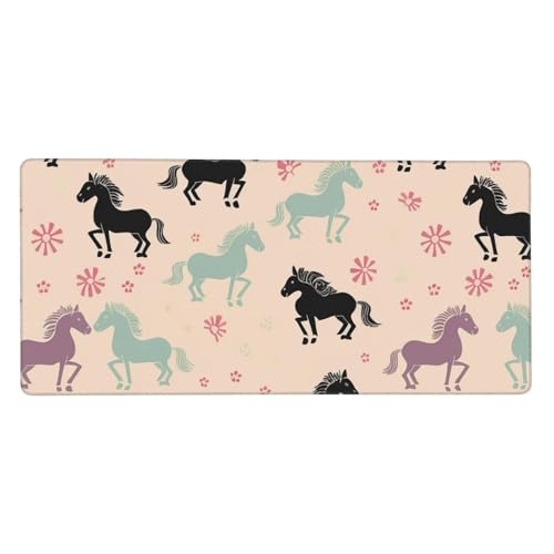 Tapis de souris pour clavier et jeu grand format 90x40 cm idéal pour télétravail et gaming