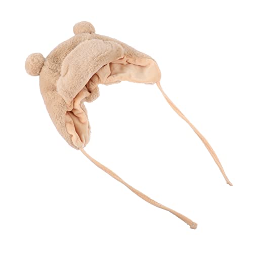 Warm Fleece Hat for Boys and Girls Boys Girls Plush Ear Flap Hat Winter Khaki